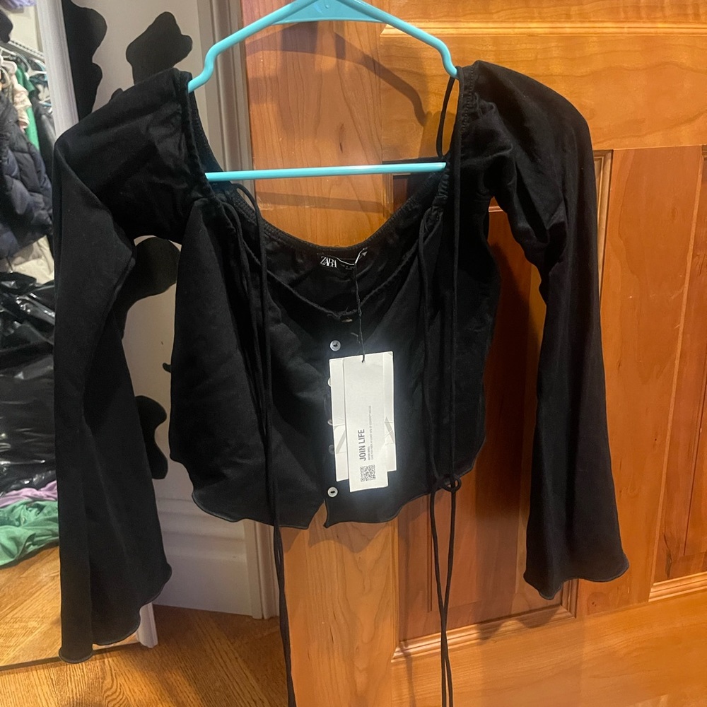 Zara black long sleeve